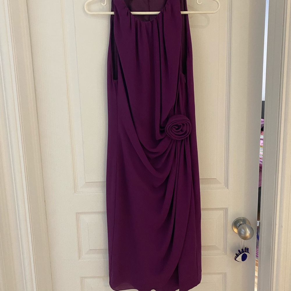 EUC Moschino Cheap And Chic dress Purple, Silk sz8 - Picture 3 of 15